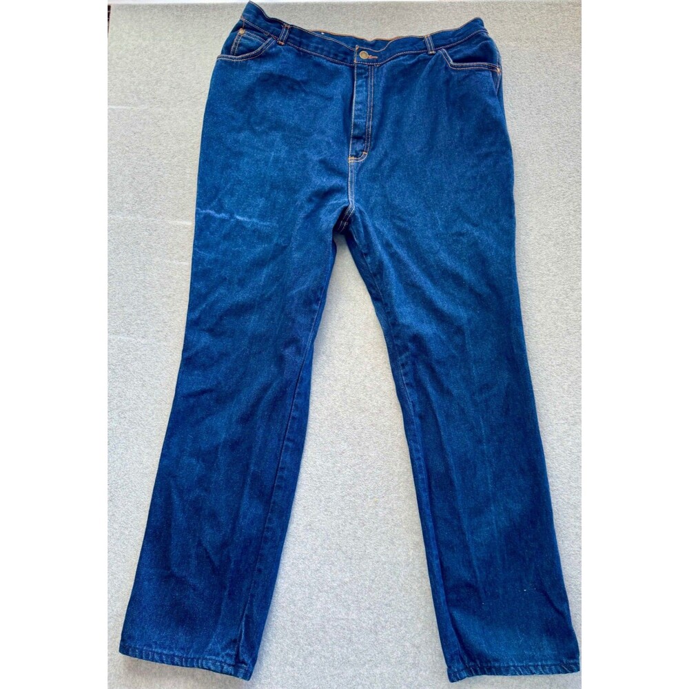 Gitano Jeans Mens 38 Straight Leg Relaxed Fit Dark Blue Denim 100% Cotton
